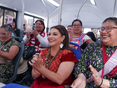 Clara Brugada presenta “Ruta de las Heroínas Indígenas” de Centrobús: ¿Cuáles serán sus paradas?