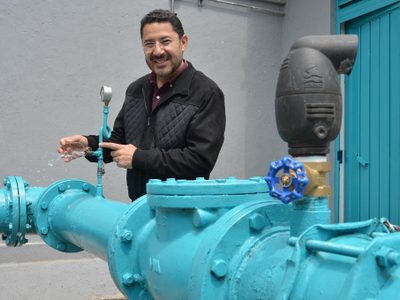 Martí Batres inaugura Pozo S-9 para recuperación de 50 lt de agua potable por segundo en Xochimilco