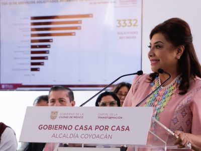 Clara Brugada encabeza tercera jornada del Programa “Casa por Casa”, en Coyoacán