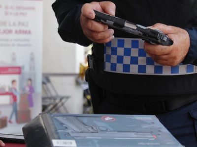 SECGOB presenta resultados de abril del programa “Sí al Desarme, Sí a la Paz”