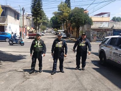 Oficiales de la SSC detienen a posibles asaltantes en la alcaldía Álvaro Obregón