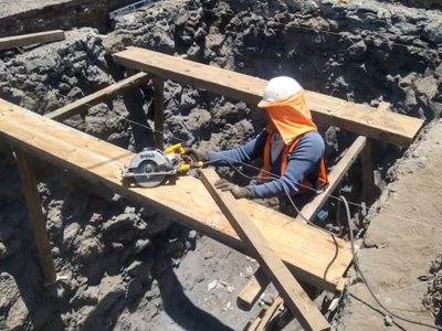 Gobierno CDMX construye resumideros en Xochimilco para prevenir inundaciones y recargar acuífero