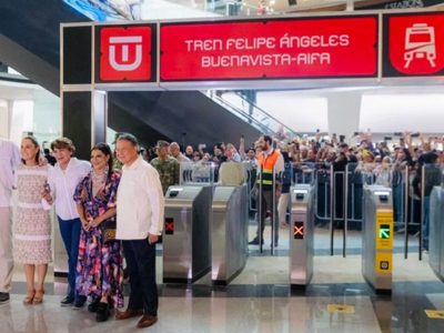 Inauguración del ramal del Tren Suburbano de Buenavista al AIFA: Brugada acompaña a Shienbaum