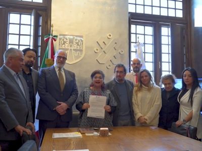 Clara Brugada recibe terna de candidatos a titularidad de FGJCDMX y la envía al Congreso capitalino